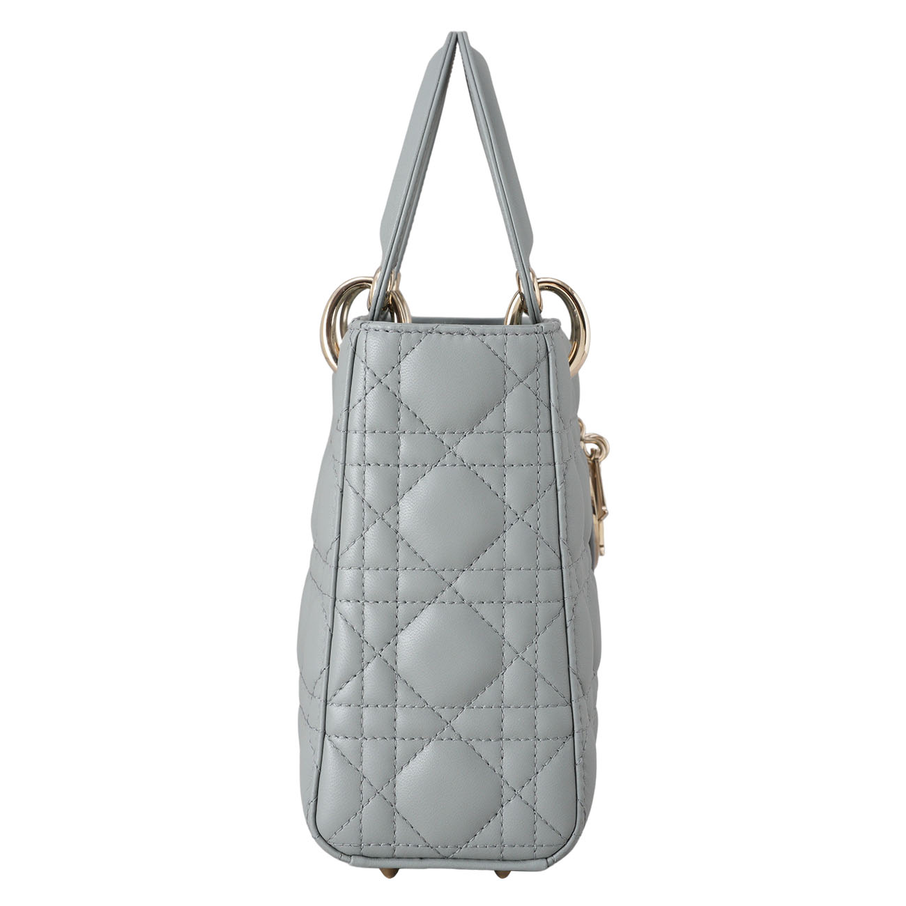 CHRISTIAN DIOR(USED)디올 레이디디올 스몰 스톤그레이
